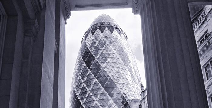 Multiple Smoke Curtains were installed in The Gherkin London