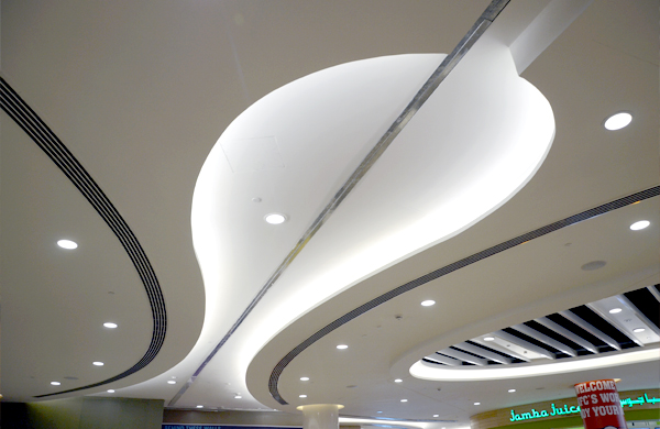 Smoke curtains at Festival City Mall Dubai