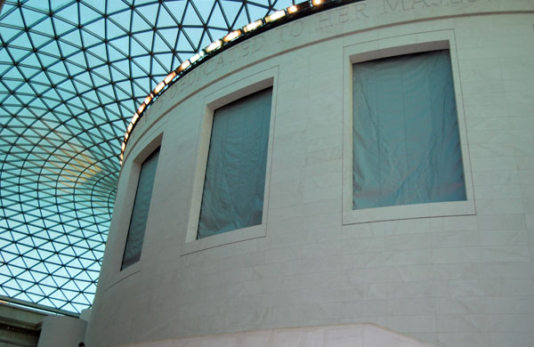 Fire curtains at the British Museum Reading Room