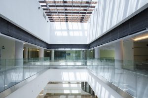 Concertina Fire Curtains at Leabaib Health Centre