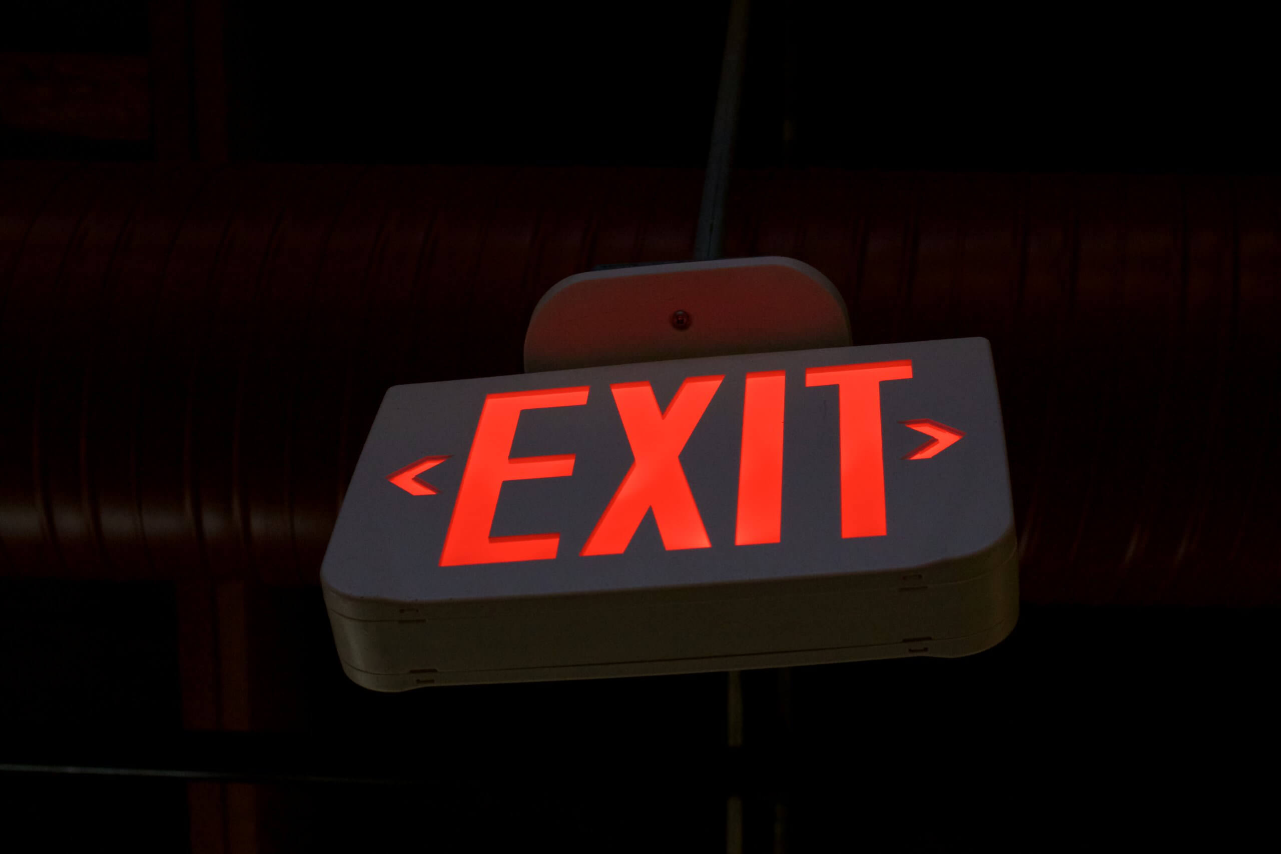 Digital fire escape signage