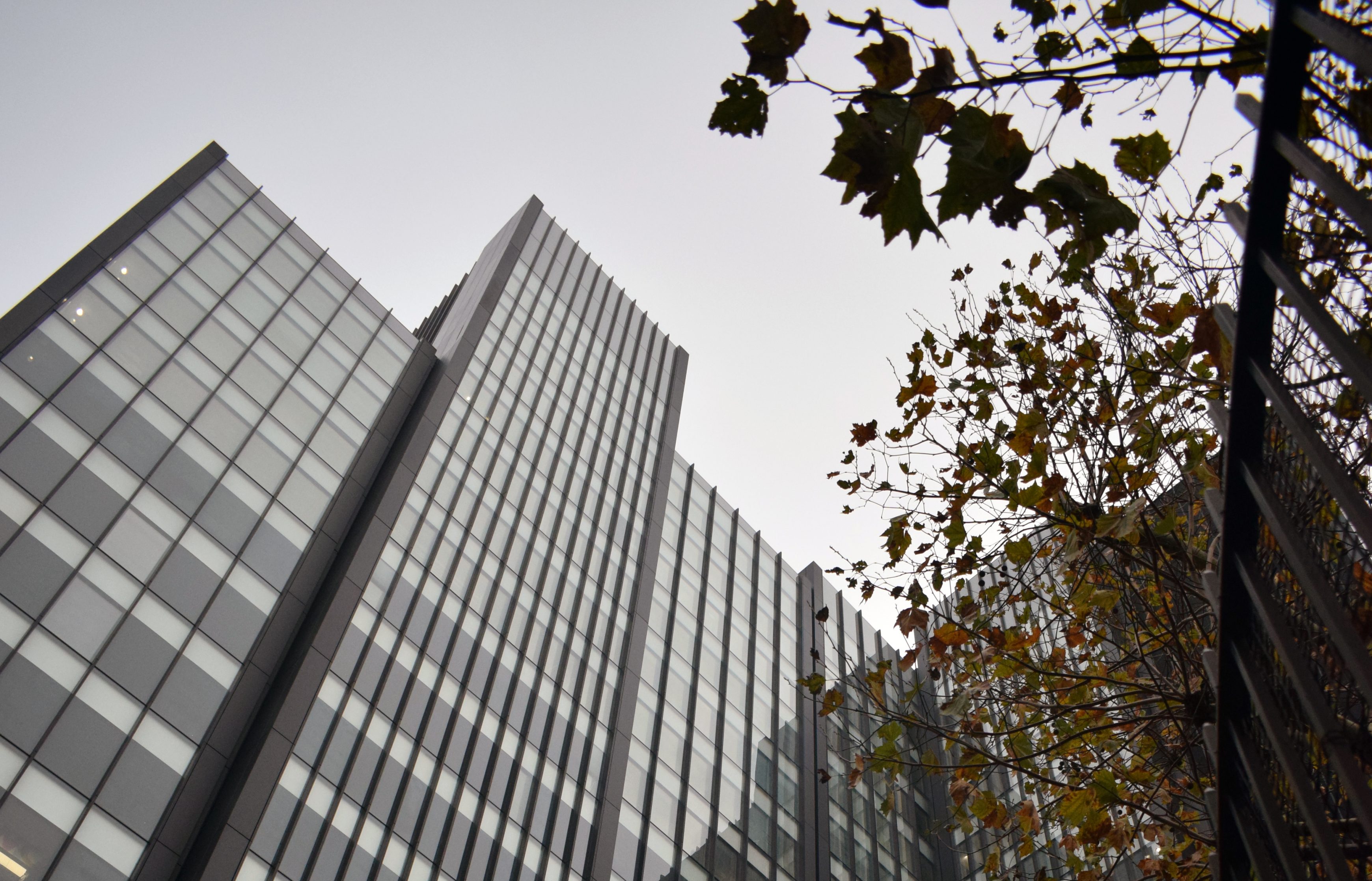 Tall office buildings at One Creechurch place in London UK