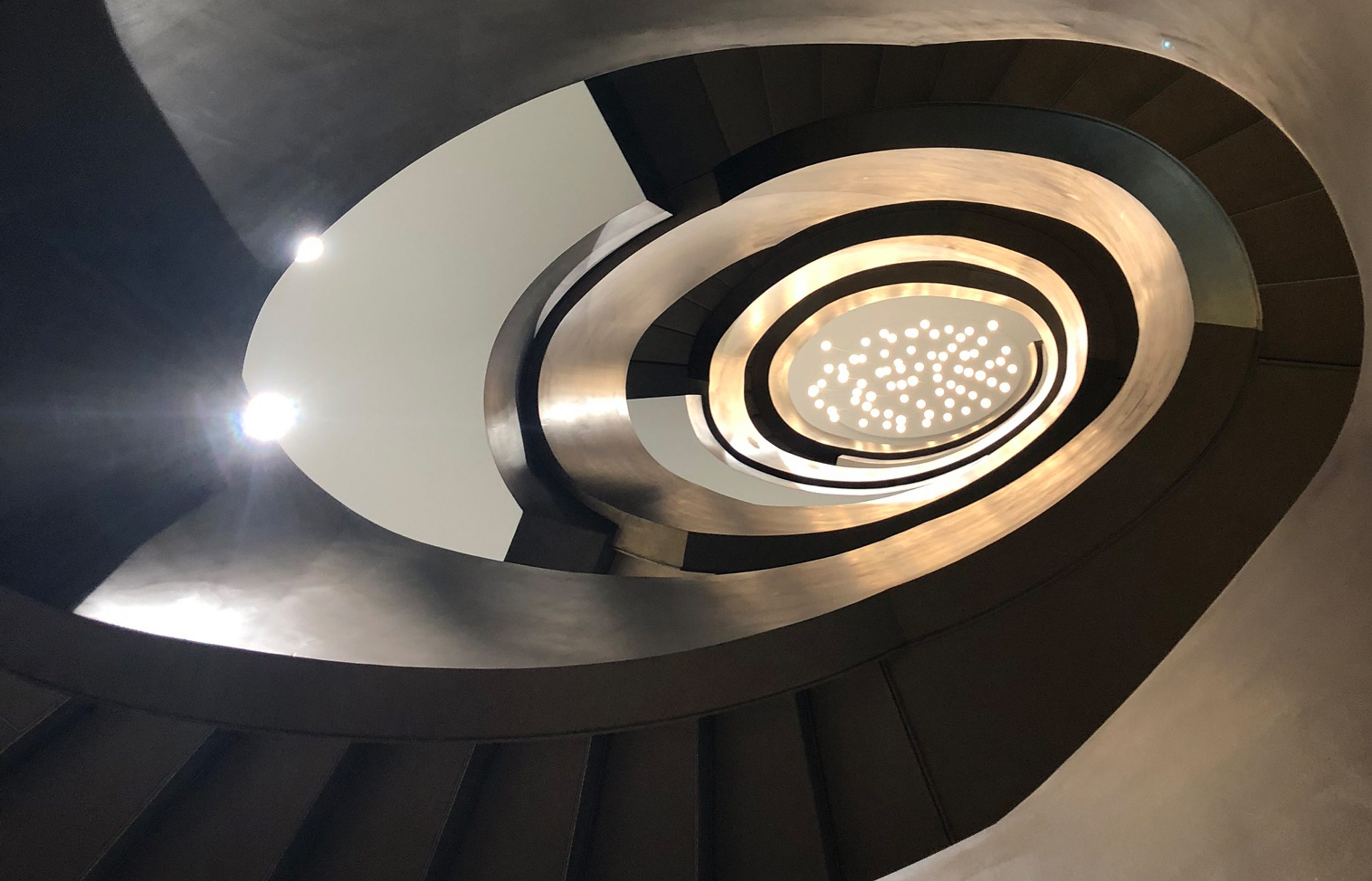 Central Spiral Staircase at One Creechurch place in London