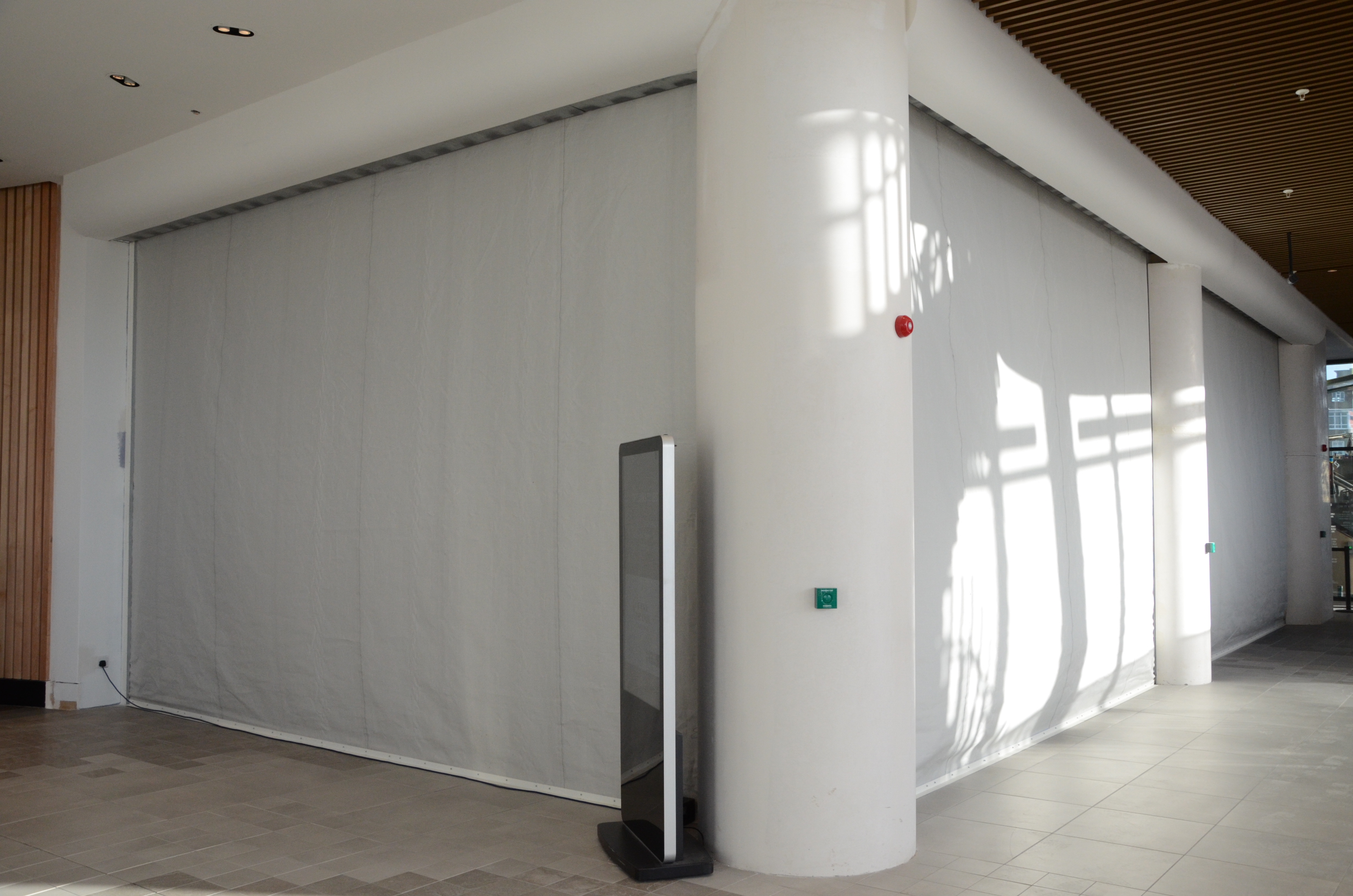 FireMaster Fire curtain at Westquay Southampton
