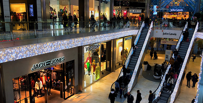 Fire safety in modern shopping malls
