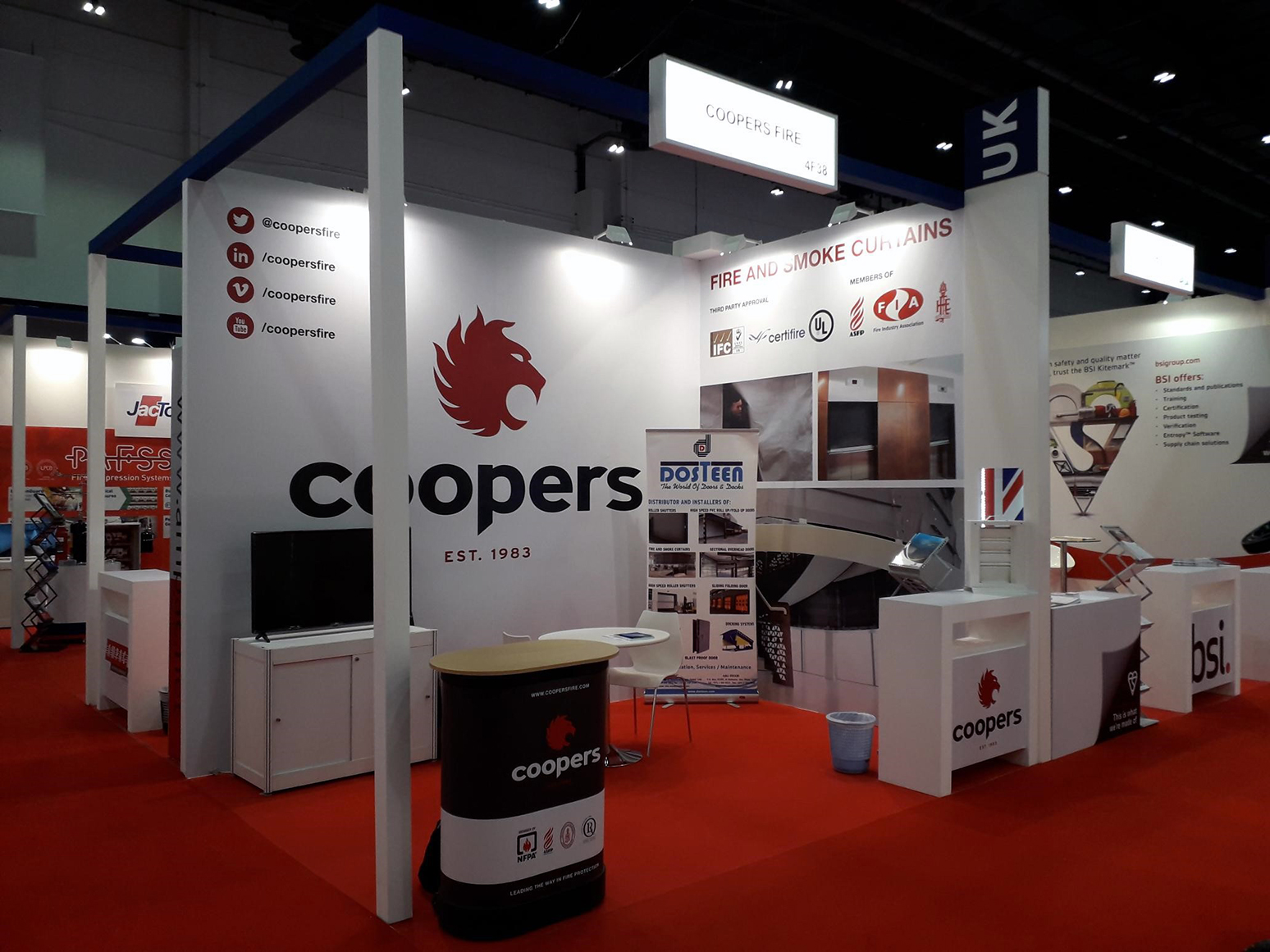 Coopers Fire are exhibiting at Intersec Dubai 2020