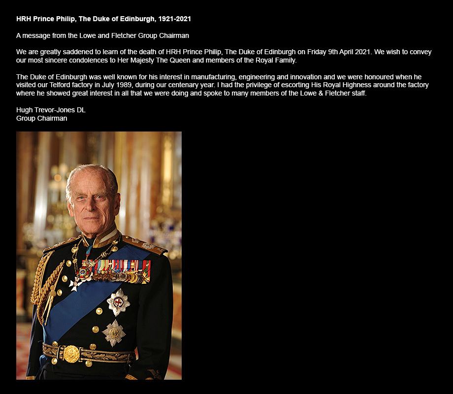 Press Release HRH Prince Phillips Death