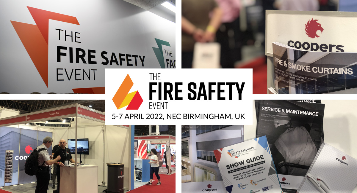Coopers Fire are exhibiting at The Fire Safety Event 2021