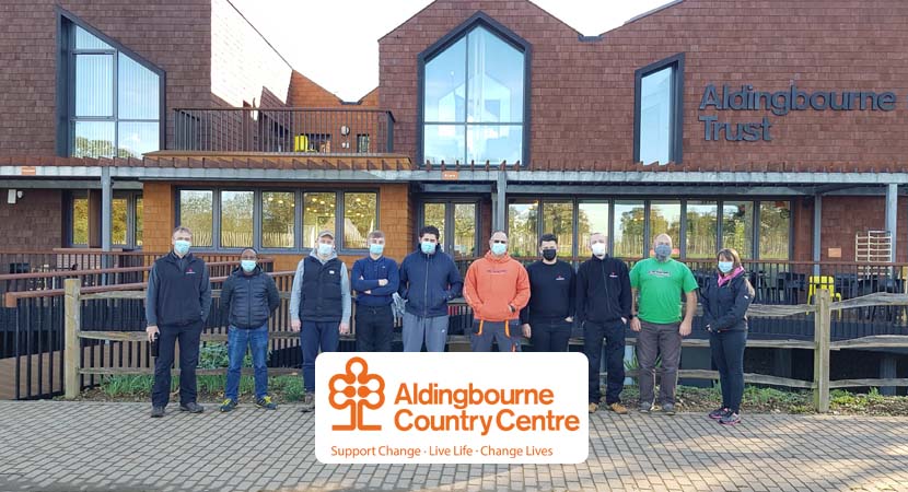 Coopers Fire volunteer for the day at Aldingbourne Trust!
