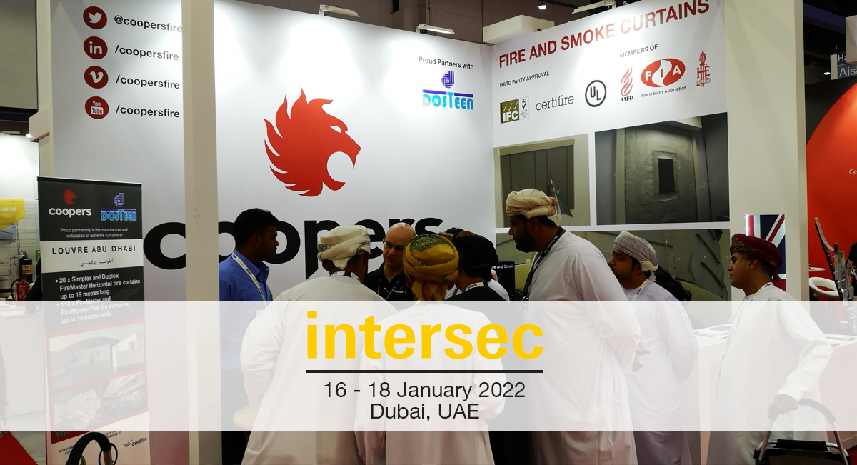 Coopers Fire to exhibit at Intersec 2022