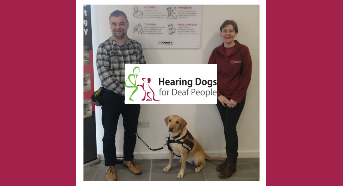 Coopers Fire Raise Money for Hearing Dogs for Deaf People