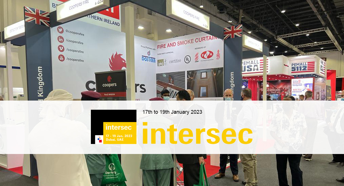 Coopers Fire exhibit at Intersec 2023