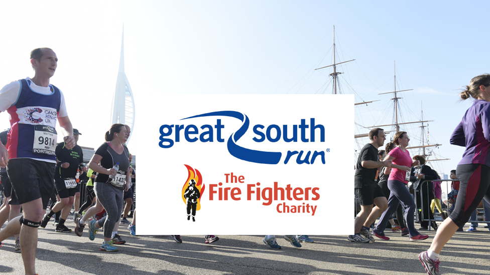 The Great South Run for the Fire Fighters Charity