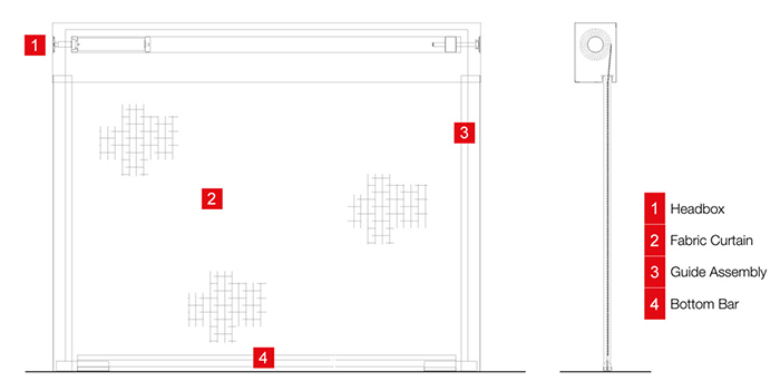 Fire Curtain Drawing - Domestic Property