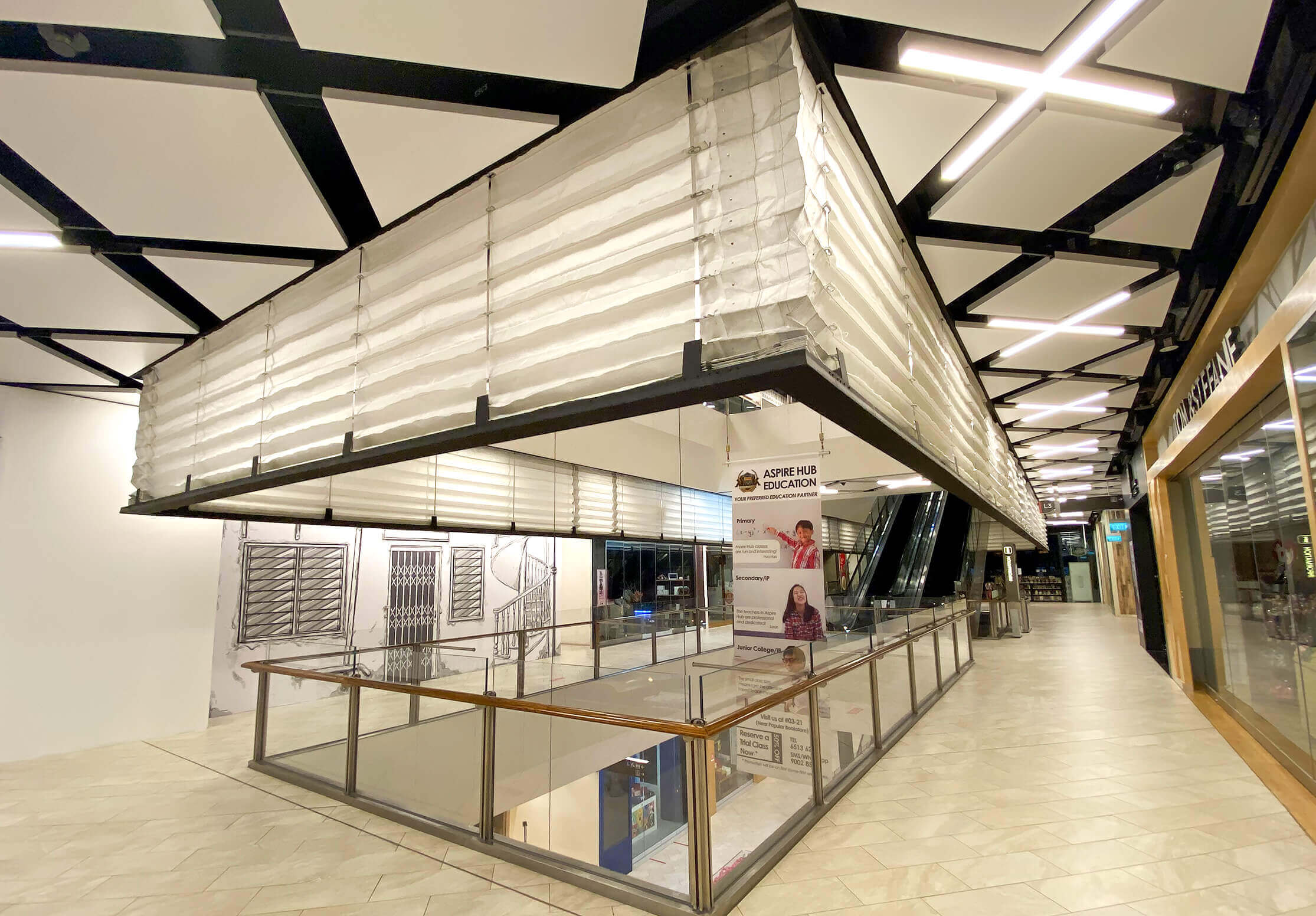 Paya Lebar Quarter Concertina Fire Curtain-2