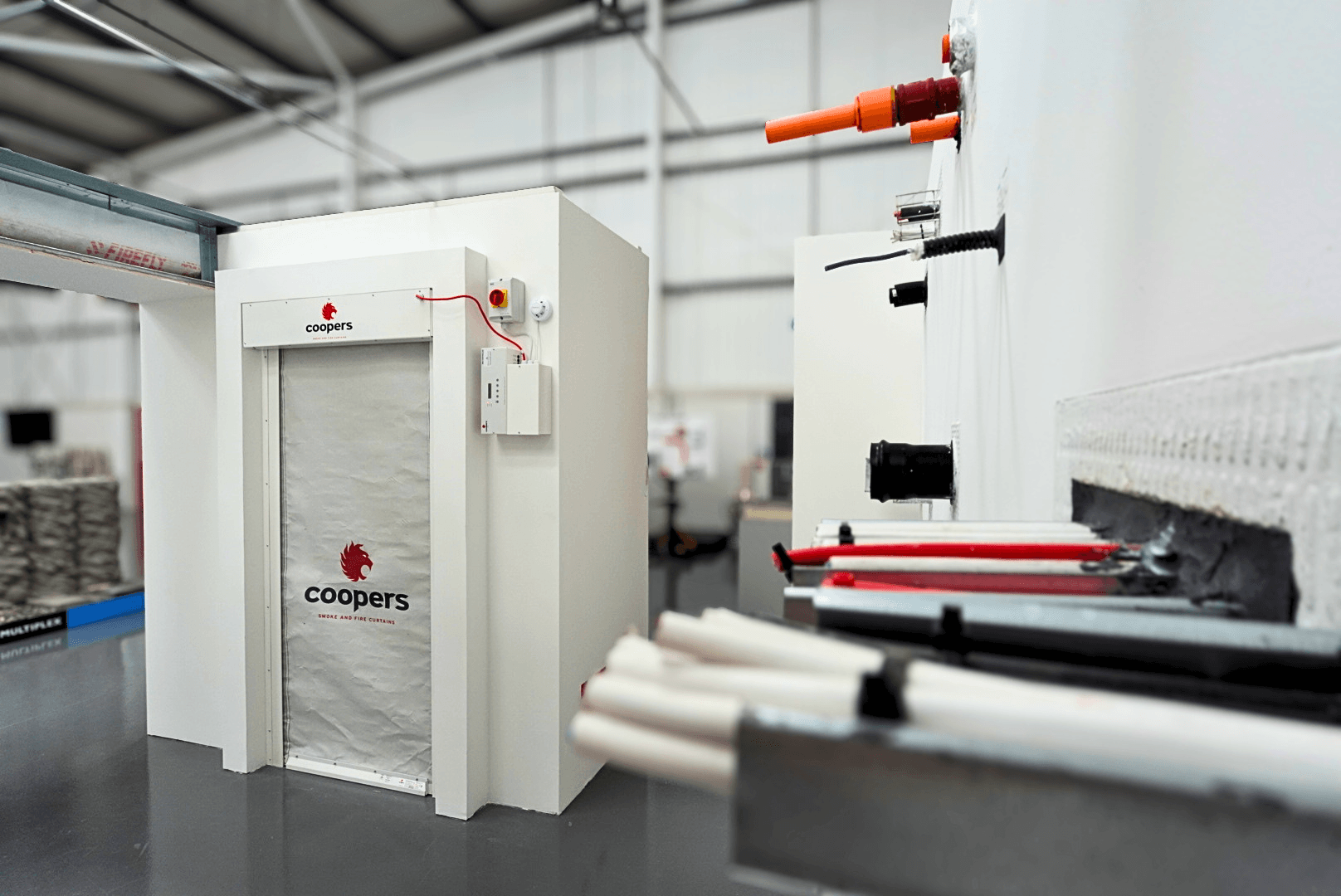 Multiplex Centre For Excellence Coopers Fire Fire Curtain For Training
